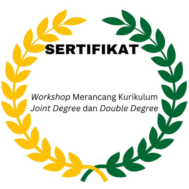 SERTIFIKAT JOINT DEGREE DAN DOUBLE DEGREE